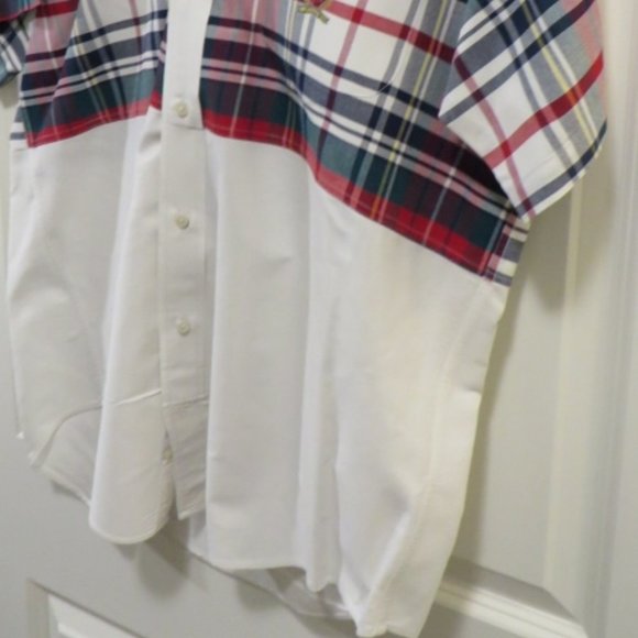 Beautiful TOMMY HILFIGER Casual Shirt - Two Tone - 90's Era - Medium - Picture 4 of 13